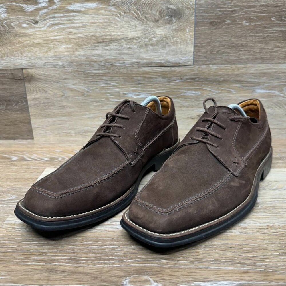 Sandro Moscoloni Brown Suede Derby Shoes Men's Size 11